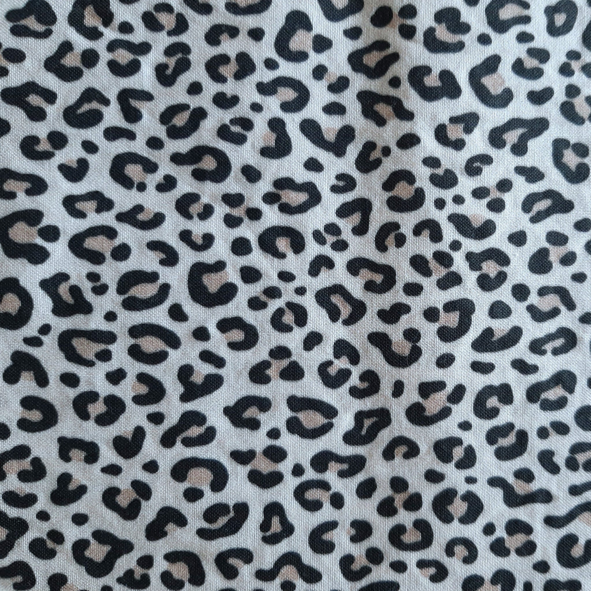 leopard print face mask fabric swatch