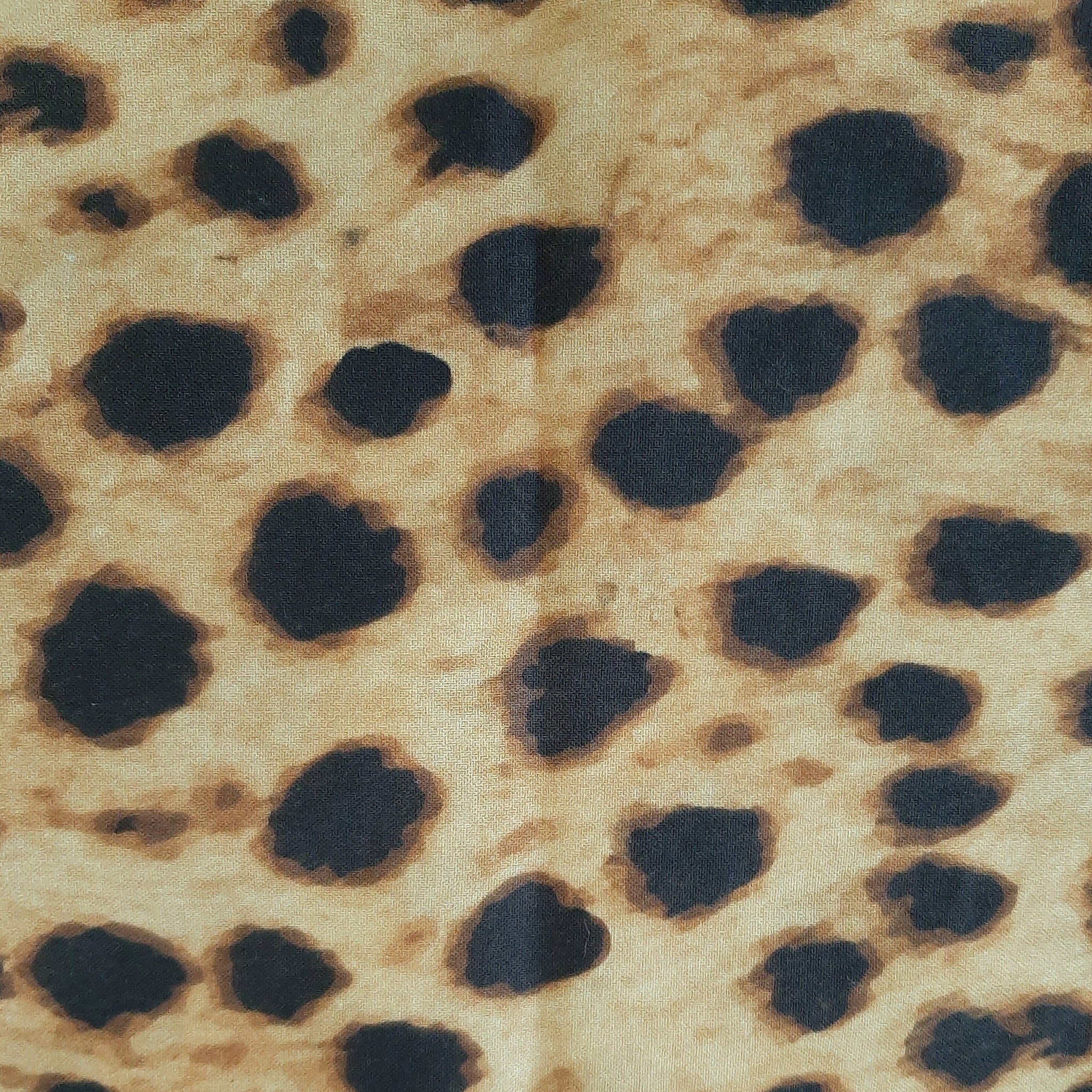 cheetah print face mask fabric watch