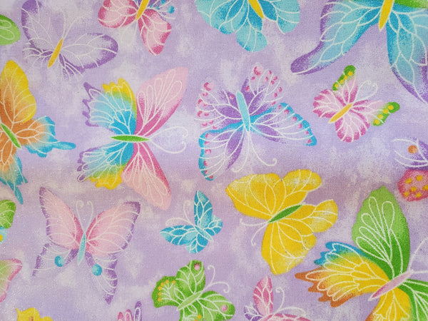 Butterflies - Lavender Glitter