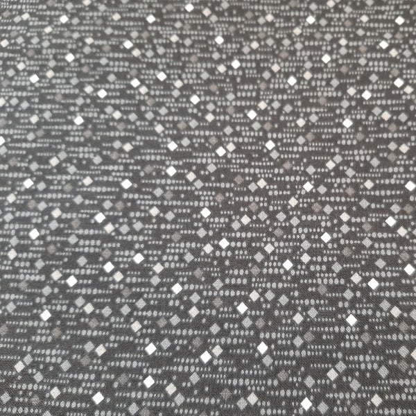 slate gray with diamonds face mask fabric swatch