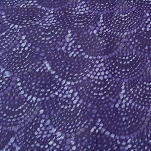 purple scalloped face mask fabric swatch